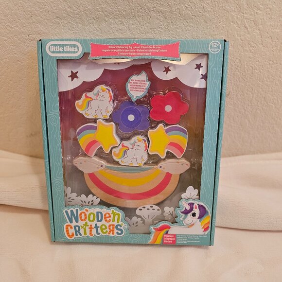 Little Tikes Wooden Critters Unicorn Balancing Toy Brand New in Box 12m+ Develop - Picture 1 of 3